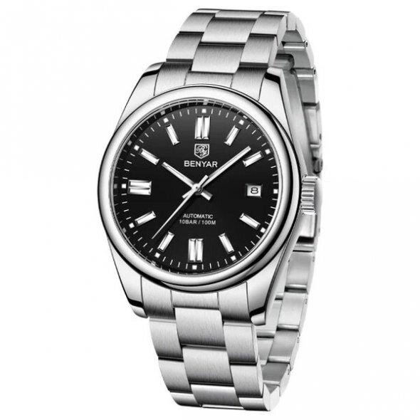 Наручний класичний годинник Benyar Automatic 10 BAR від компанії shop-shap - фото 1