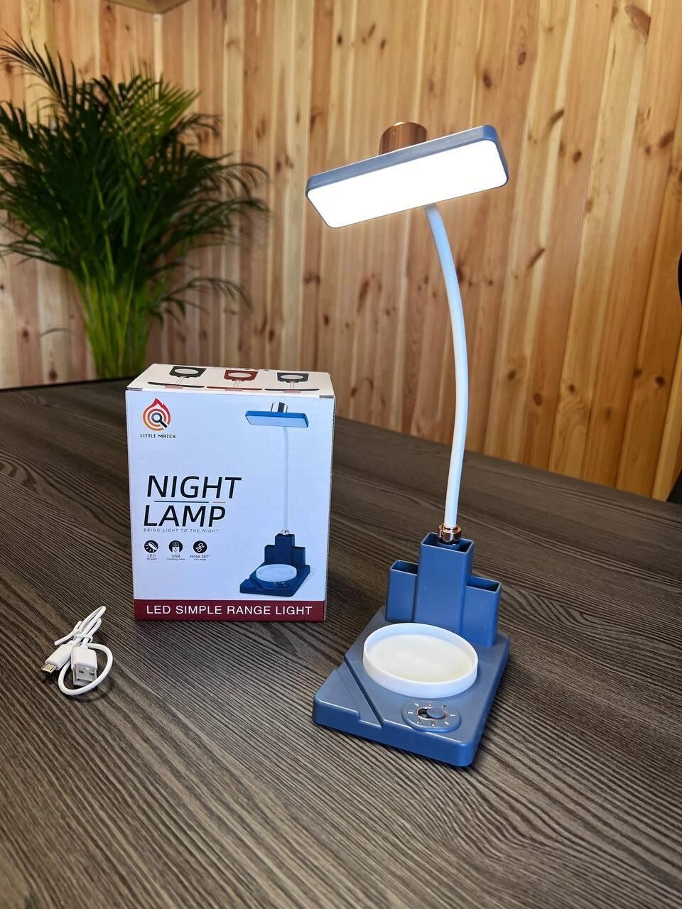 Настільна лампа акумуляторна LAMP XL-156 . до 5 годин від компанії shop-shap - фото 1