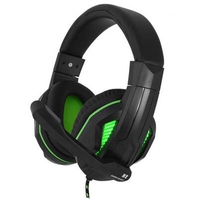 Навушники Gemix N2 LED Black-Green Gaming від компанії shop-shap - фото 1