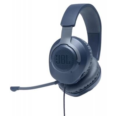 Навушники JBL Quantum 100 Blue (JBLQUANTUM100BLU) від компанії shop-shap - фото 1