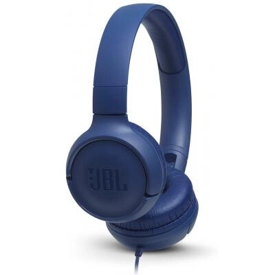 Навушники JBL T500 Blue (JBLT500BLU) від компанії shop-shap - фото 1