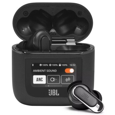 Навушники JBL Tour Pro 2 TWS Black (JBLTOURPRO2BLK) від компанії shop-shap - фото 1