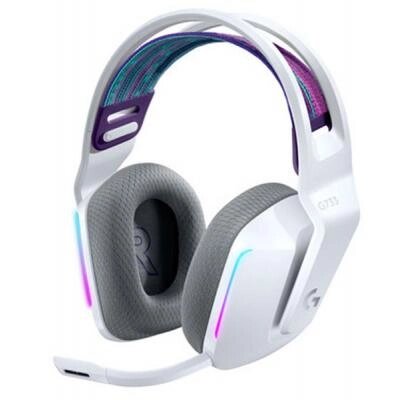 Навушники Logitech G733 Lightspeed Wireless RGB Gaming Headset White (981-000883) від компанії shop-shap - фото 1