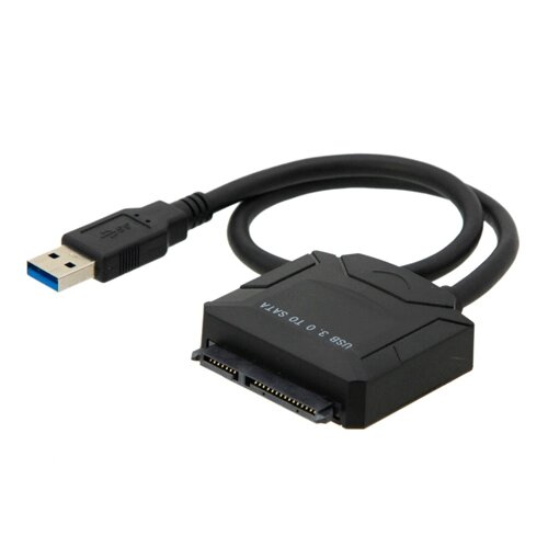 Перехідник USB 3.0 - SATA 2.5/3.5 для жорсткого диска HDD SSD до 5Гбіт / с з БП від компанії shop-shap - фото 1