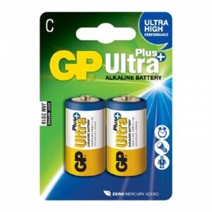 Батарейка Gp C GP Ultra Plus Alkaline LR14 * 2 (14AUP-U2 / 4891199100390)