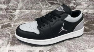 Кросівки чоловічі Nike Air Jordan, натуральна шкіра, чорні . розм 46