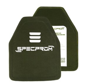 Комплект бронепліт Specprom кераміка + UHWMPE клас захисту NIJ IV (6 клас ДСТУ) 2.75кг в Київській області от компании shop-shap