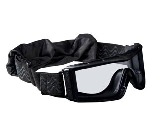 Тактична маска Х810 Bolle Safety з чохлом + Transparent Lens Чорний