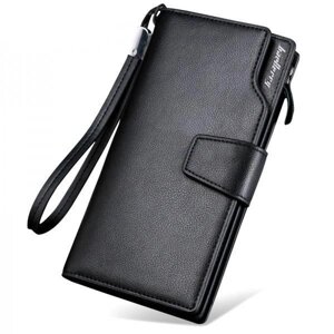 Чоловічий гаманець Baellerry Business S1063, портмоне клатч екошкіри. MO-201 Колір: чорний