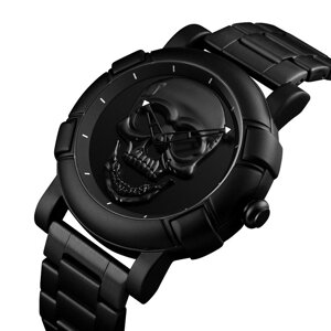 Оригінальний годинник Skmei Skull 9178 Black в Київській області от компании shop-shap