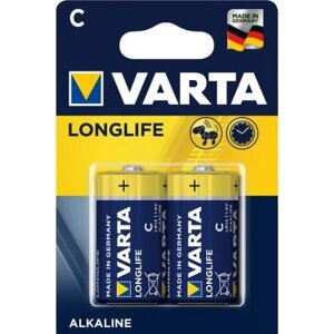 Батарейка Varta C (LR14) Longlife Extra * 2 (4114101412) в Київській області от компании shop-shap