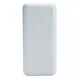 Портативний зовнішній акумулятор XO PR188 20000mAh PD20W+QC22.5W (Білий)