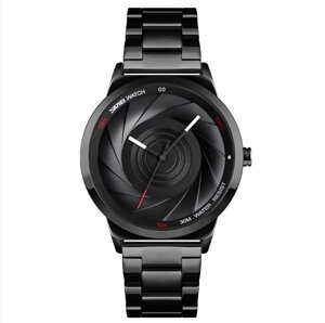 Класичний чоловічий годинник Skmei 9210 Чорні