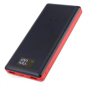 Зовнішній акумулятор Power Bank Pineng PN-969 20000mAh Чорний в Київській області от компании shop-shap