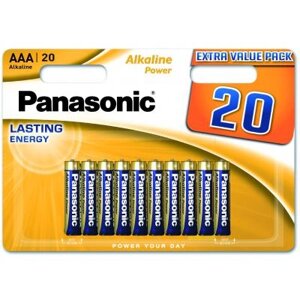 Батарейка Panasonic AAA LR03 Alkaline Power * 20 (LR03REB/20BW) в Київській області от компании shop-shap