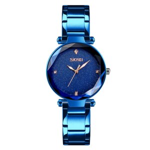 Класичний жіночий годинник Skmei 9180 Miss (Синій)