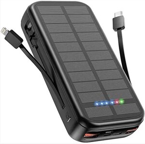 Портативна батарея Power Bank 30000mAh 20W AN-YD03 Сонячний зарядний пристрій