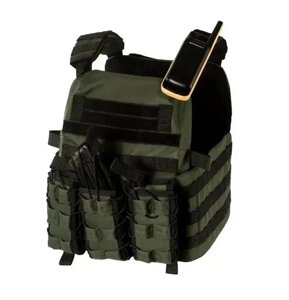 Плитоноска Cordura 1000D + 3 підсумка Розвантажувальний жилет (Оливковий) в Київській області от компании shop-shap