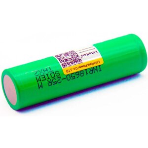 Акумулятор LiitoKala Lii-25R 18650 2500mah (Зелений) в Київській області от компании shop-shap