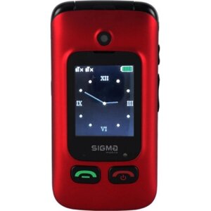 Мобільний телефон Sigma Comfort 50 Shell Duo Type-C Red Black (4827798212516)