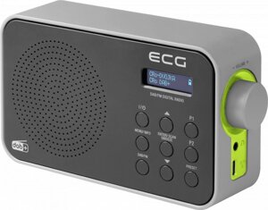 Радіоприймач ECG RD-110-DAB-Black 16х5.6х9.6 см чорний цифровий