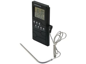 Кухонний цифровий термометр TP-800 з виносним датчиком для духовки та таймером