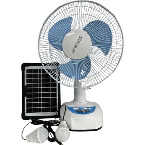 Портативний акумуляторний вентилятор із сонячною батареєю SONALAS SL-662