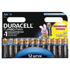 Батарейка Duracell AA TURBO MAX LR06 MN1500 * 12 (5000394044159 / 81528443) в Київській області от компании shop-shap