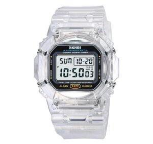 Жіночий наручний спортивний годинник Skmei 1999 (Білий)