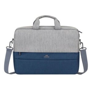 Сумка для ноутбука RivaCase 15.6" 7532 Prater, grey/dark blue anti-theft (7532Grey/DarkBlue)