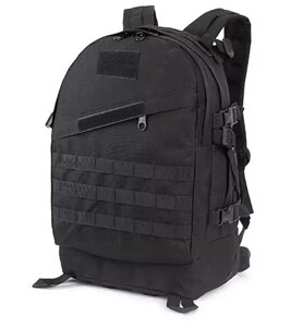 Тактичний рюкзак 43 л + система Molle + тканина Oxford Чорний