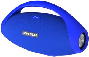 Бездротова Bluetooth-колонка mini speaker Hopestar H31 Power bank 35 Вт Синій