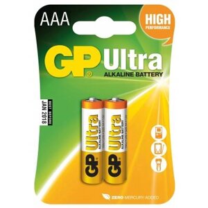 Батарейка Gp AAA LR03 ULTRA Alcaline * 2 (24AU-U2 / 4891199027642) в Київській області от компании shop-shap