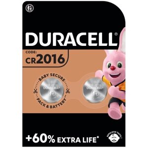 Батарейка Duracell CR 2016 / DL 2016 * 2 (5007667/5010969/5014810) в Київській області от компании shop-shap