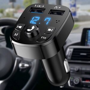 Автомобільний FM модулятор CCZ000063 Handsfree + Bluetooth + USB 3.1A