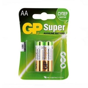 Батарейка Gp AA LR6 Super Alcaline * 2 (15A-U2 / 4891199000027) в Київській області от компании shop-shap