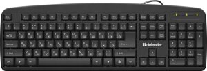Клавіатура повнорозмірна Defender Office HB-910 (чорна)