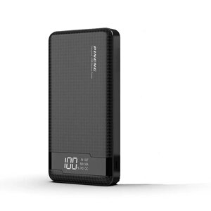 Портативний зовнішній акумулятор Pineng PN-861 20000 mAh Power Bank Чорний