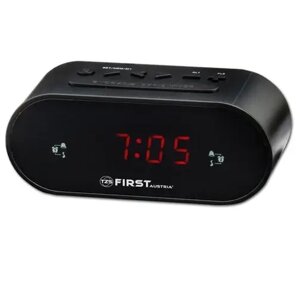 Радіо годинник First FA-2406-5-BA 8х10х16 см чорний в Київській області від компанії shop-shap
