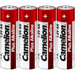 Батарейка Camelion AA LR6 Plus Alkaline (Shrink) * 4 (LR6-SP4)