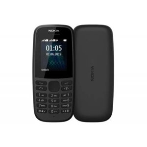 Мобільний телефон Nokia 105 SS 2019 Black (16KIGB01A13)