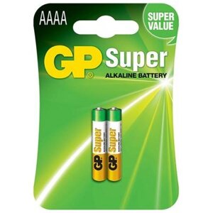 Батарейка Gp AAAA LR61 Super Alcaline * 2 (25A-U2 / 4891199058615) в Київській області от компании shop-shap