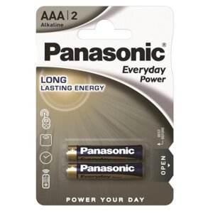 Батарейка Panasonic AAA LR03 Everyday Power * 2 (LR03REE/2BR) в Київській області от компании shop-shap