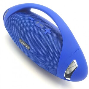 Бездротова Bluetooth колонка mini speaker Hopestar H37 Power bank 10Вт Камуфляж Синій