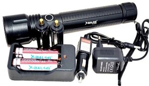 Ліхтар ручний X-Balog BL-P58-P50 zoom + ЗУ220/12В + 2х18650 + 5 режимів