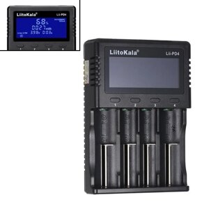 Розумний зарядний пристрій Liitokala Lii-PD4 Li-ion 18650 Ni-MH LED 4 канали в Київській області від компанії shop-shap