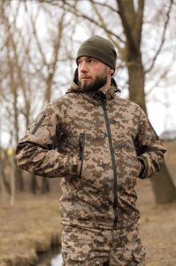 Куртка Undolini Soft Shell Піксель ЗСУ . M . L . XL