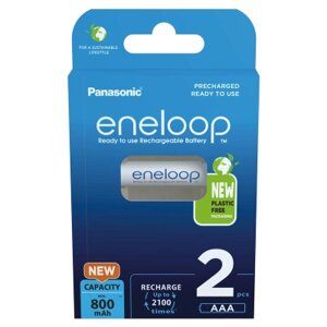 Акумулятор Panasonic Eneloop AAA 800mAh NI-MH*2 (BK-4MCDE/2BE)