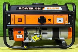 Бензиновий генератор Power On BS1500 1.0 кВт