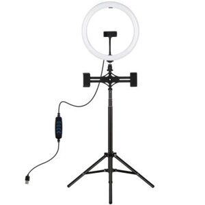 Набір блогера Puluz Ring USB LED lamp PKT3062B 11.8" + tripod 1.65 м (PKT3062B) в Київській області от компании shop-shap